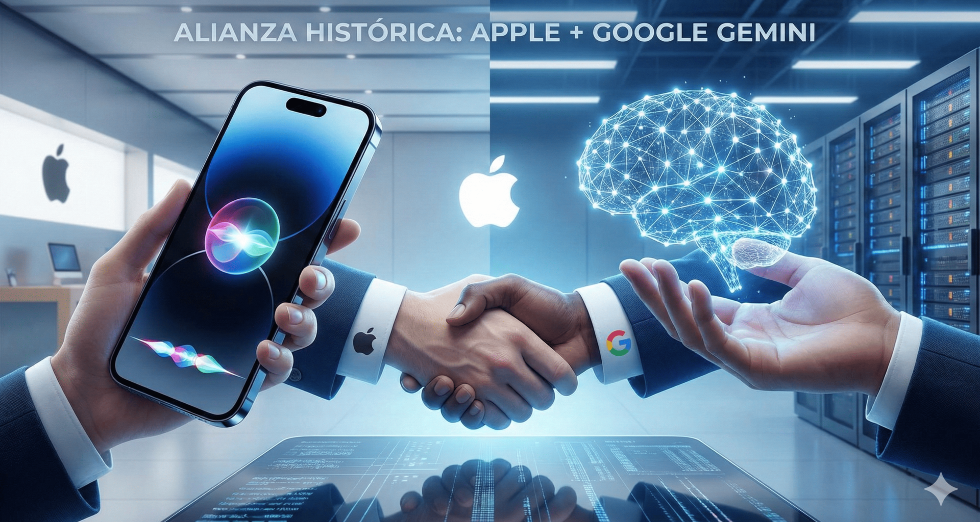 bots.blog El histórico acuerdo entre Apple y Google para impulsar la IA Una nueva era de colaboración