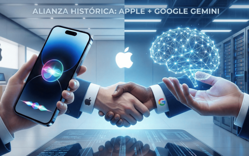bots.blog El histórico acuerdo entre Apple y Google para impulsar la IA Una nueva era de colaboración