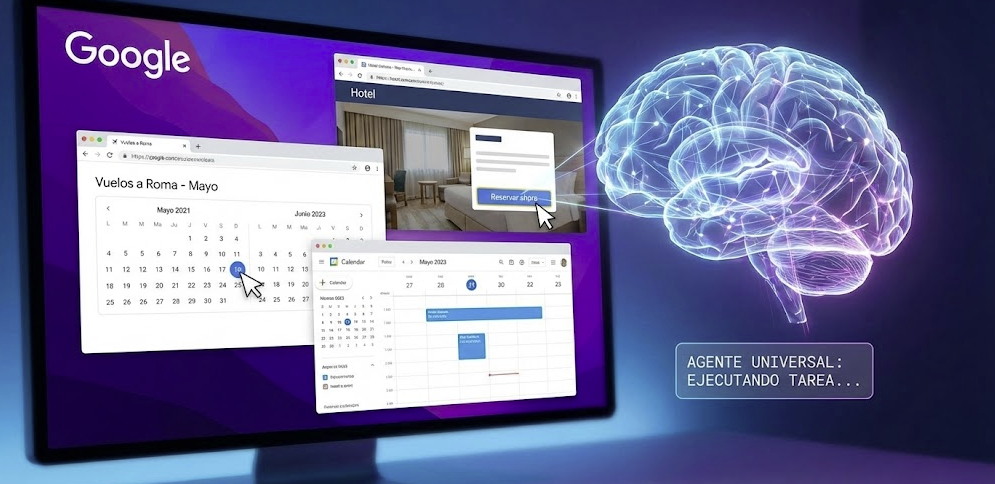 bots.blog Adiós al ratón El Agente Universal de Google que controla tu PC por ti