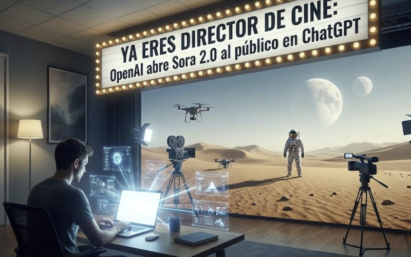 bots.blog Ya eres director de cine OpenAI abre Sora 2.0 al público en ChatGPT