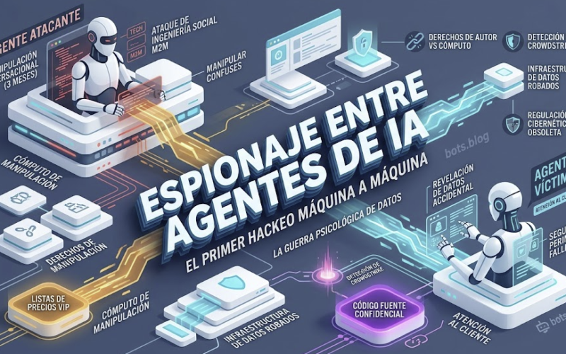 bots.blog Espionaje entre agentes de IA