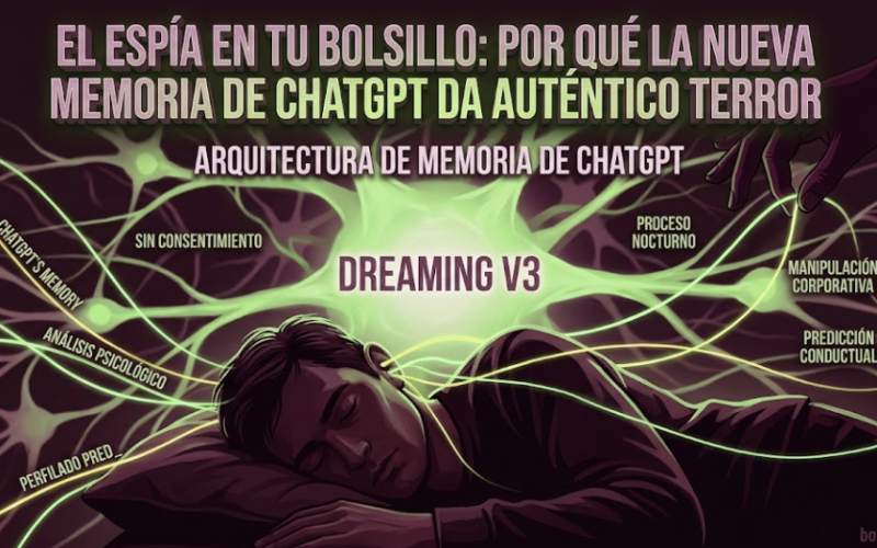 bots.blog El espía en tu bolsillo Por qué la nueva memoria de ChatGPT da auténtico terror